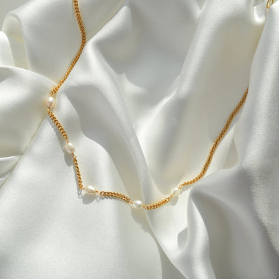 Lănțișor White Pearls - Vagance România