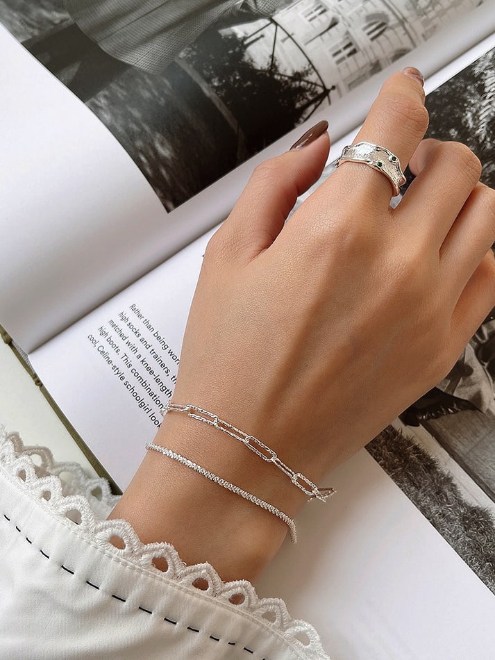 Set 2 brățări din argint Emily - Vagance Jewelry